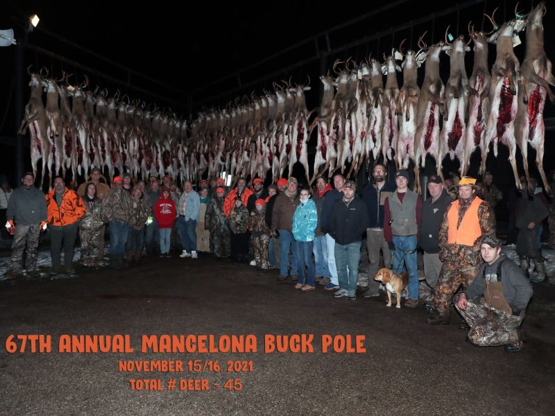 20211116 mancelona 67th buck pole 2021