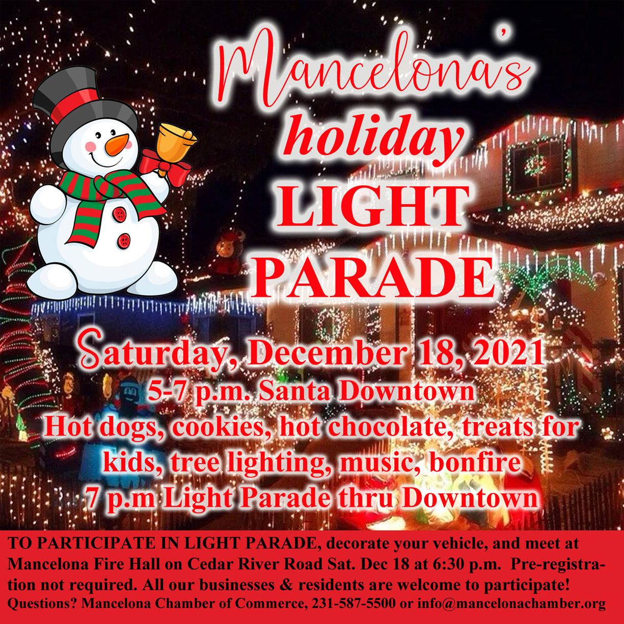 web Light Parade and downtown events Christmas